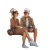 Couple On Bench V2 Vinyl Car Decal Sticker – Waterproof & UV-Resistant 6.826666666666667"