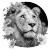 Epic Lion Icon Vinyl Car Decal Sticker – Waterproof & UV-Resistant 3.4133333333333336"