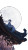 Moonlit Hanfu Serenity Vinyl Car Decal Sticker – Waterproof & UV-Resistant 4.8533333333333335"