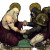 Gods Arm Wrestling Vinyl Car Decal Sticker – Waterproof & UV-Resistant 3.4133333333333336"