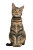 Smiling Short-Haired Cat Vinyl Car Decal Sticker – Waterproof & UV-Resistant 8.96"