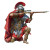 Roman Musketeer Vinyl Car Decal Sticker – Waterproof & UV-Resistant 3.4133333333333336"