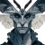 Mothman Hybrid Vinyl Car Decal Sticker – Waterproof & UV-Resistant 3.4133333333333336"