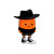 Cartoon Orange Mascot Vinyl Car Decal Sticker – Waterproof & UV-Resistant 3.4133333333333336"