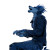 Blue Mohawk Wolf Vinyl Car Decal Sticker – Waterproof & UV-Resistant 3.4133333333333336"
