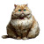 Fat Cat V15 Vinyl Car Decal Sticker – Waterproof & UV-Resistant 6.826666666666667"