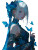 Ethereal Anime Girl V12 Vinyl Car Decal Sticker – Waterproof & UV-Resistant 8.213333333333333"