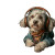 Puppy Dj Vinyl Car Decal Sticker – Waterproof & UV-Resistant 3.4133333333333336"