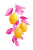 Whimsical Lemon Illustration Vinyl Car Decal Sticker – Waterproof & UV-Resistant 8.96"