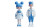 Cute 3D Characters V2 Vinyl Car Decal Sticker – Waterproof & UV-Resistant 5.4