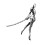 Cyberpunk Alien Warrior V2 Vinyl Car Decal Sticker – Waterproof & UV-Resistant 6.826666666666667"