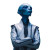 Blue Alien Portrait V2 Vinyl Car Decal Sticker – Waterproof & UV-Resistant 3.4133333333333336"
