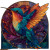 Flutter Hummingbird Graffiti Vinyl Car Decal Sticker – Waterproof & UV-Resistant 3.4133333333333336"