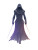 Sith Lord Silhouette Vinyl Car Decal Sticker – Waterproof & UV-Resistant 4.1066666666666665"