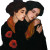 Expressionist Hug Portrait Vinyl Car Decal Sticker – Waterproof & UV-Resistant 3.4133333333333336"