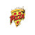 Pizza Brand Logo Vinyl Car Decal Sticker – Waterproof & UV-Resistant 3.4133333333333336"