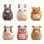 Hamster Labubu Toy Vinyl Car Decal Sticker – Waterproof & UV-Resistant 6.826666666666667"