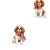 Christmas Spaniel Wrapping Vinyl Car Decal Sticker – Waterproof & UV-Resistant 6.826666666666667"