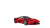 Red Ferrari Monaco Vinyl Car Decal Sticker – Waterproof & UV-Resistant 5.4