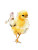 Fluffy Yellow Chick V12 Vinyl Car Decal Sticker – Waterproof & UV-Resistant 8.213333333333333"