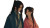 Traditional Chinese Couple V2 Vinyl Car Decal Sticker – Waterproof & UV-Resistant 2.72"