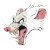 Angry Opossum Art Vinyl Car Decal Sticker – Waterproof & UV-Resistant 3.4133333333333336"