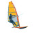 Windsurfing Person Vinyl Car Decal Sticker – Waterproof & UV-Resistant 3.4133333333333336"
