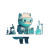 Sci-Fi Cat Scientist Vinyl Car Decal Sticker – Waterproof & UV-Resistant 6.826666666666667"