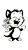 Retro Cat Mascot V2 Vinyl Car Decal Sticker – Waterproof & UV-Resistant 9.706666666666667"