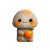 Orange Dolhareubang Mascot Vinyl Car Decal Sticker – Waterproof & UV-Resistant 6.826666666666667"
