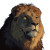 Cartoon Lion Portrait Vinyl Car Decal Sticker – Waterproof & UV-Resistant 3.4133333333333336"