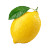 Lemon Isolated Vinyl Car Decal Sticker – Waterproof & UV-Resistant 6.826666666666667"
