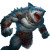 Shark Man Barbarian Vinyl Car Decal Sticker – Waterproof & UV-Resistant 6.826666666666667"