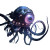 Robotic Cyclops Octopus Vinyl Car Decal Sticker – Waterproof & UV-Resistant 6.826666666666667"