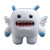 Fluffy Tooth Creature Vinyl Car Decal Sticker – Waterproof & UV-Resistant 3.4133333333333336"