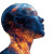 Glowing Earth Head Vinyl Car Decal Sticker – Waterproof & UV-Resistant 3.4133333333333336"
