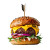 Juicy Arrow Burger Vinyl Car Decal Sticker – Waterproof & UV-Resistant 6.826666666666667"