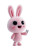 Pink Bunny Figurine Vinyl Car Decal Sticker – Waterproof & UV-Resistant 4.4