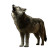 Friendly Fierce Wolf Vinyl Car Decal Sticker – Waterproof & UV-Resistant 3.4133333333333336"