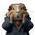Shocked Guinea Pig Vinyl Car Decal Sticker – Waterproof & UV-Resistant 3.4133333333333336"