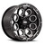 Enhance Your Ride with Grid Wheels GD08 | 18x9 Gloss Black With Milled Accents | TPMS Compatible