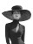 Elegant Chanel Woman V5 Vinyl Car Decal Sticker – Waterproof & UV-Resistant 8.213333333333333"