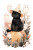 Witch Cat Painting V2 Vinyl Car Decal Sticker – Waterproof & UV-Resistant 4.4