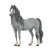 Grey Horse V2 Vinyl Car Decal Sticker – Waterproof & UV-Resistant 6.826666666666667"