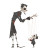 Gothic Puppeteer Vinyl Car Decal Sticker – Waterproof & UV-Resistant 3.4133333333333336"