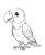 Cute Cartoon Parrot V2 Vinyl Car Decal Sticker – Waterproof & UV-Resistant 4.05333333333333