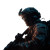 Lone Night Soldier Vinyl Car Decal Sticker – Waterproof & UV-Resistant 6.826666666666667"