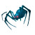 Cyan Spider Monster Vinyl Car Decal Sticker – Waterproof & UV-Resistant 6.826666666666667"