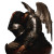 Winged Knight Prepares Vinyl Car Decal Sticker – Waterproof & UV-Resistant 3.4133333333333336"