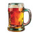 Modern Beer Mug Vinyl Car Decal Sticker – Waterproof & UV-Resistant 3.4133333333333336"